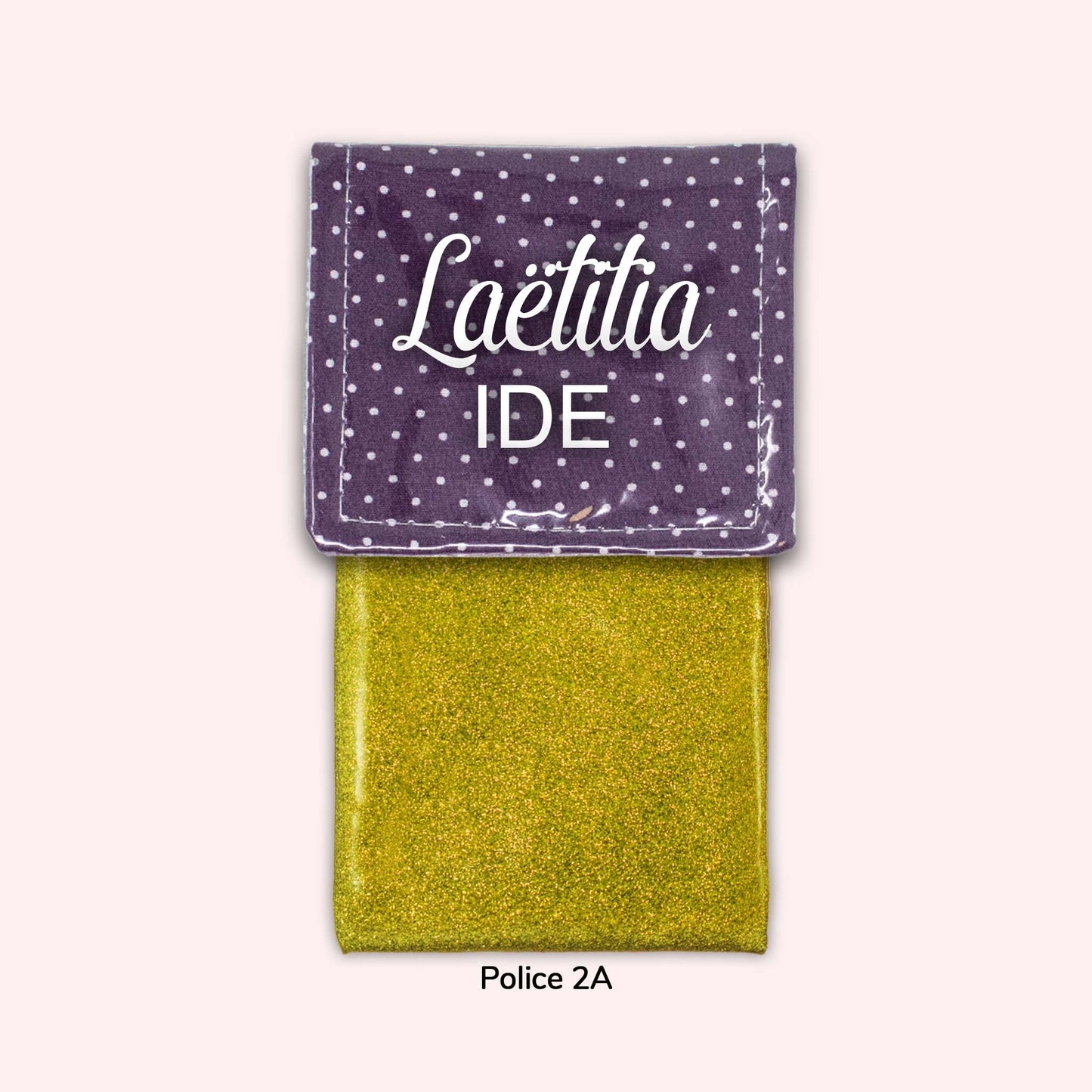 Purple Polka Dot Magnetic Pouch