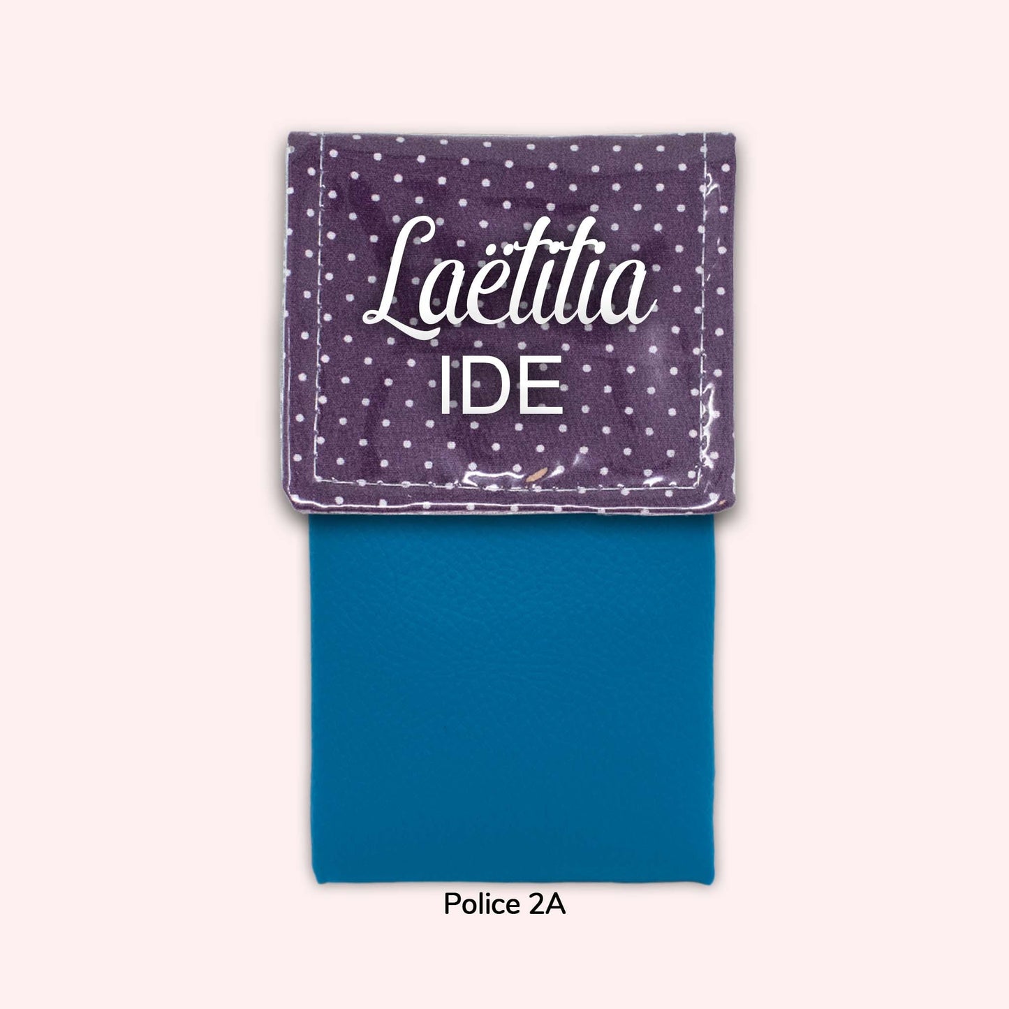 Purple Polka Dot Magnetic Pouch