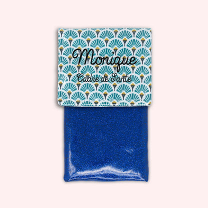 Duck Blue Art Deco Magnetic Pouch