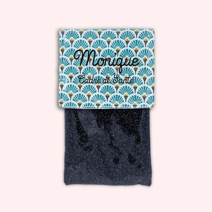 Duck Blue Art Deco Magnetic Pouch