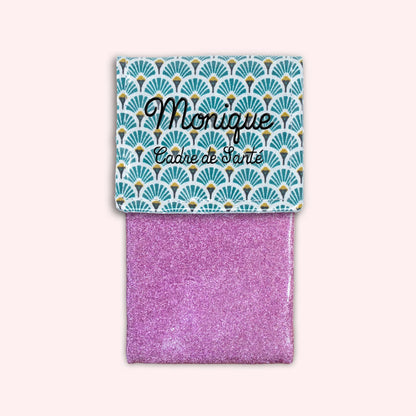 Duck Blue Art Deco Magnetic Pouch