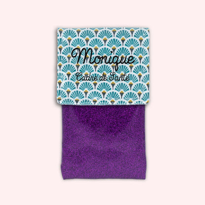 Duck Blue Art Deco Magnetic Pouch