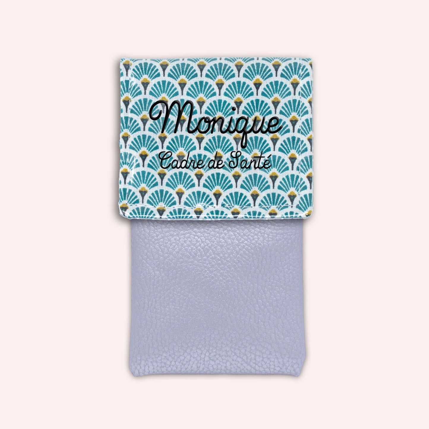 Duck Blue Art Deco Magnetic Pouch