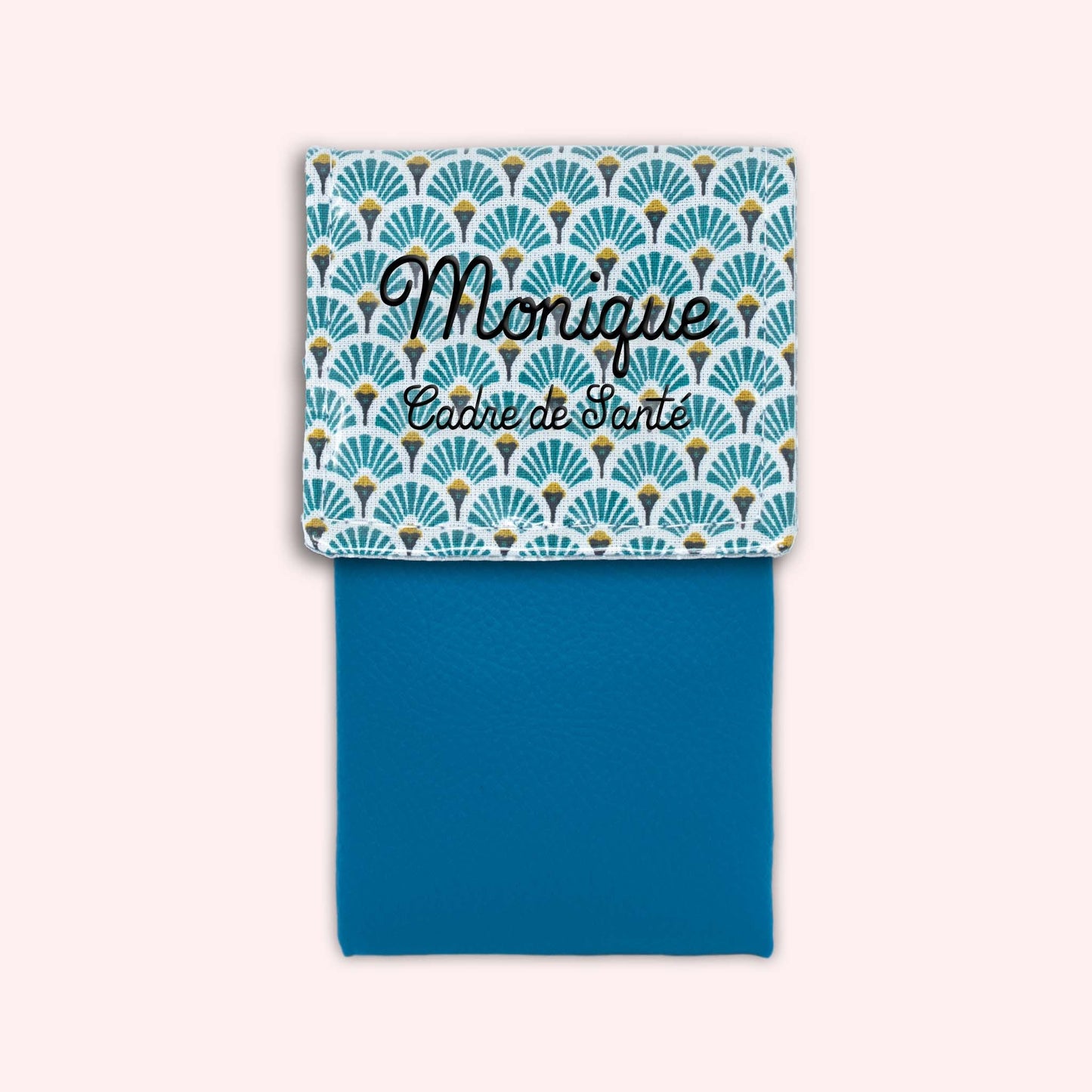 Duck Blue Art Deco Magnetic Pouch