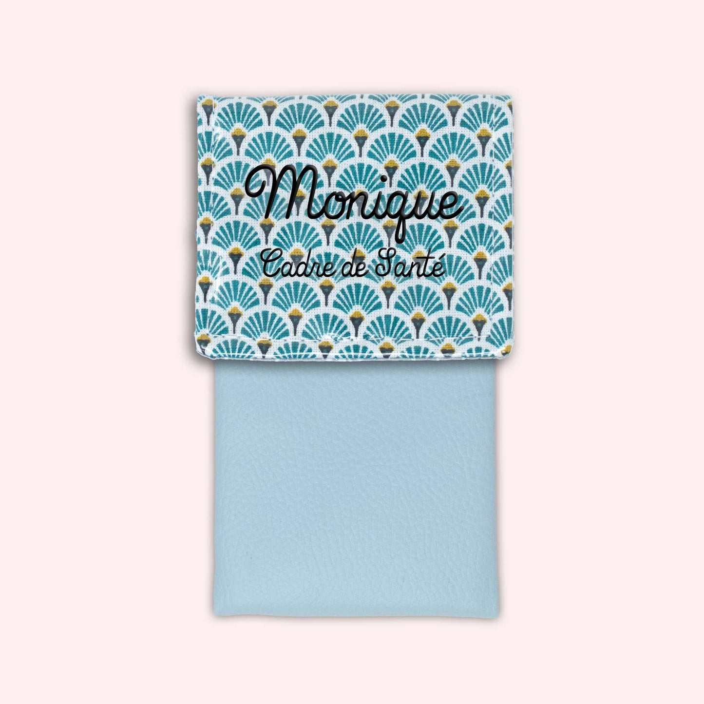 Duck Blue Art Deco Magnetic Pouch