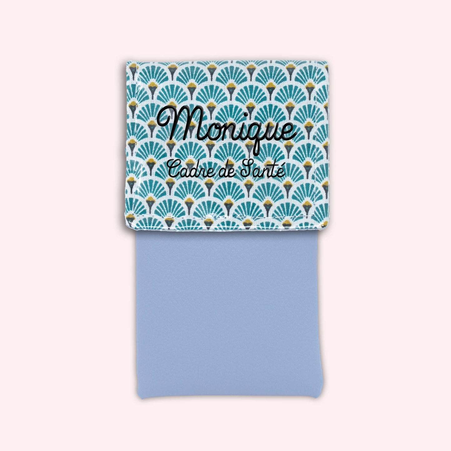 Duck Blue Art Deco Magnetic Pouch