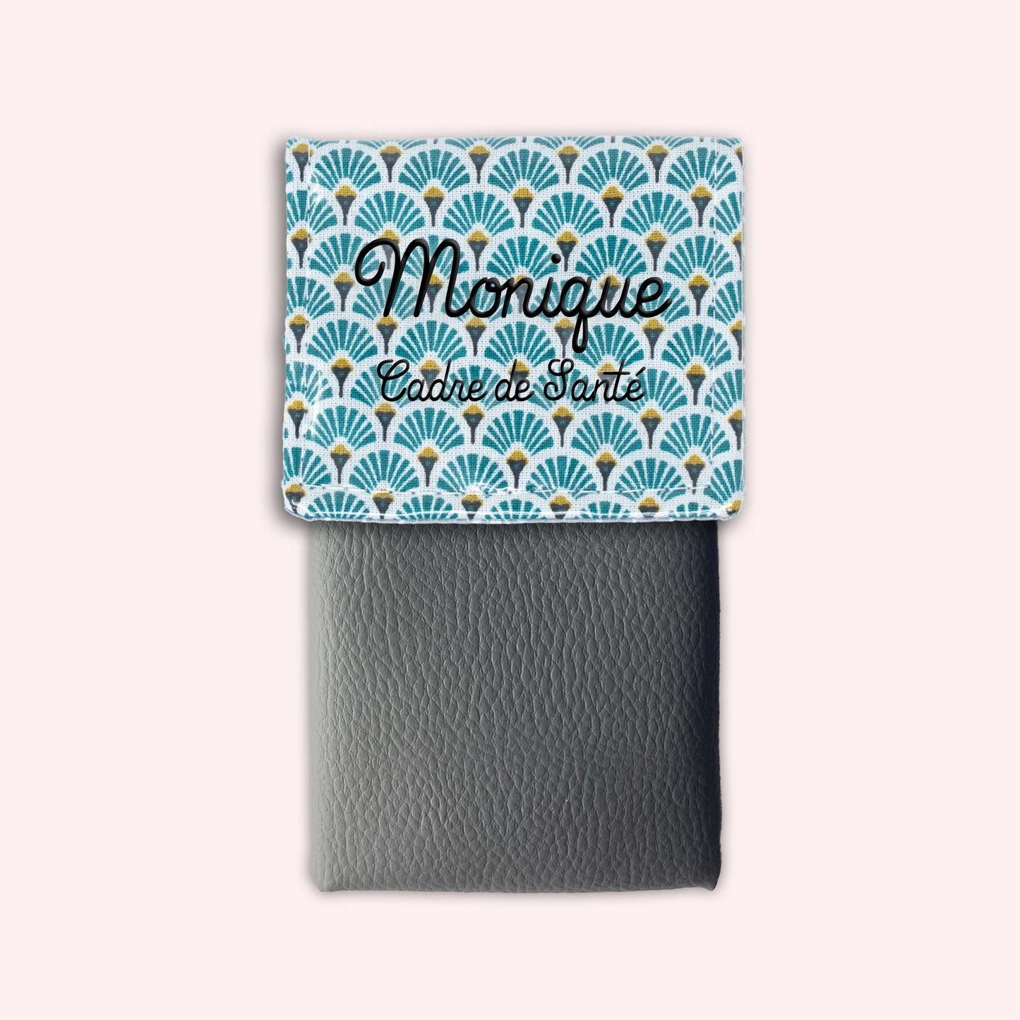 Duck Blue Art Deco Magnetic Pouch