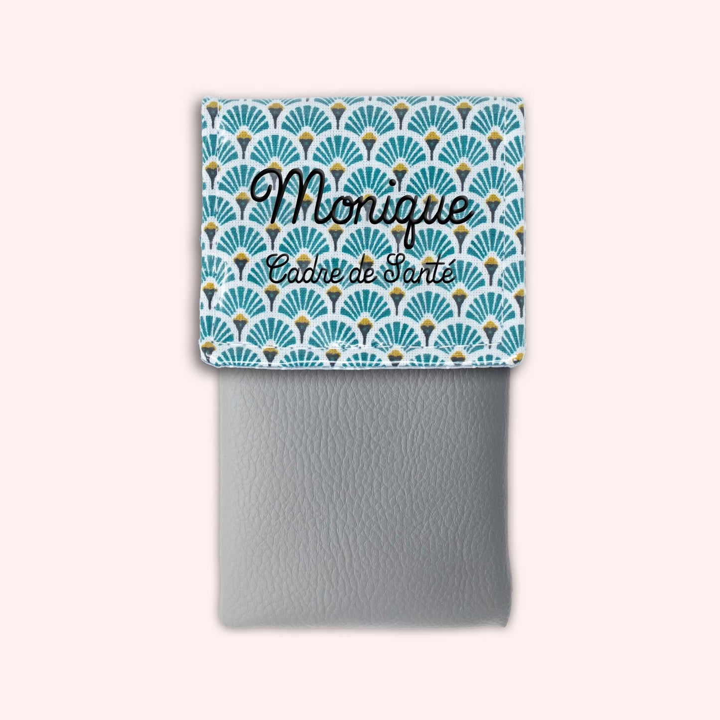 Duck Blue Art Deco Magnetic Pouch