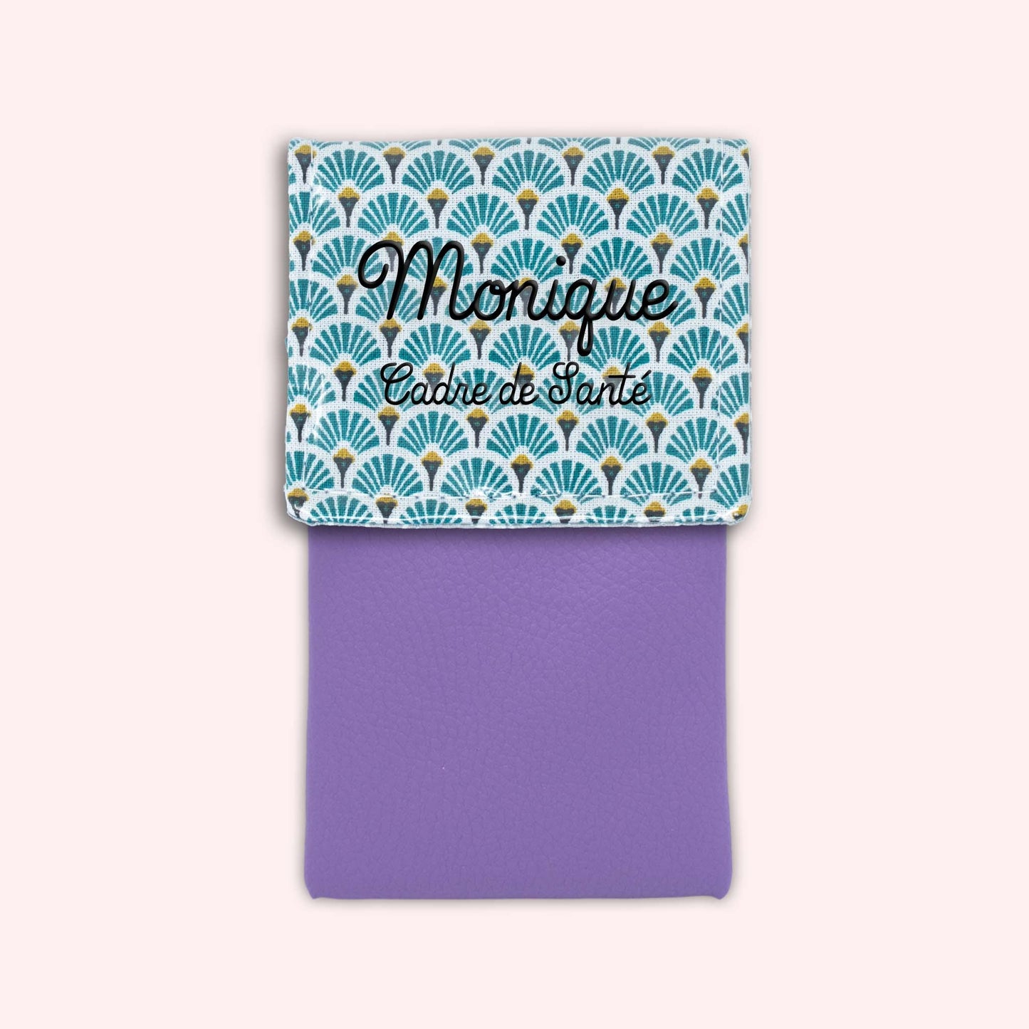 Duck Blue Art Deco Magnetic Pouch