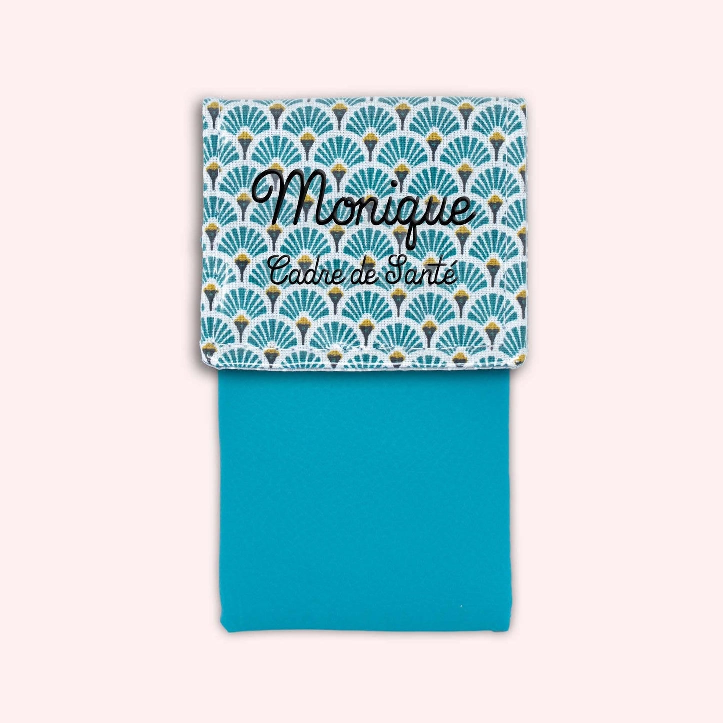 Duck Blue Art Deco Magnetic Pouch