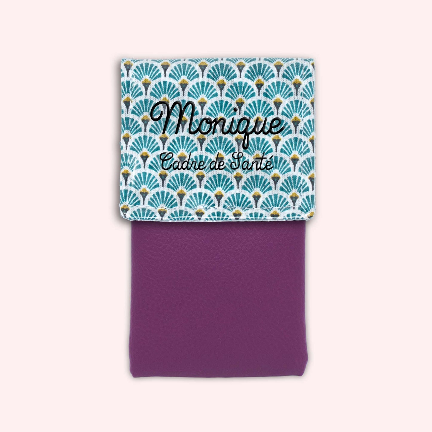 Duck Blue Art Deco Magnetic Pouch