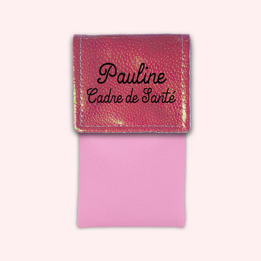 Holo Dark Pink Magnetic Pouch