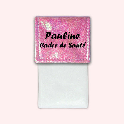 Pochette aimantée Holo Rose Pâle