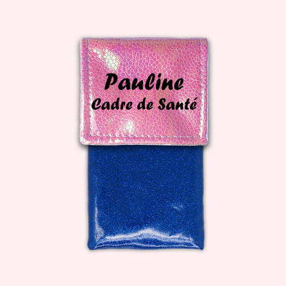 Pochette aimantée Holo Rose Pâle