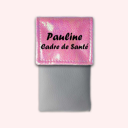 Pochette aimantée Holo Rose Pâle