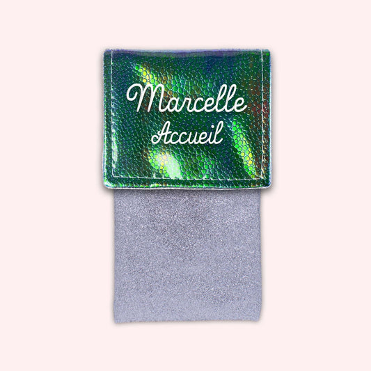 Holo Green Magnetic Pouch