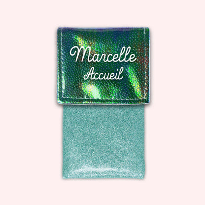 Pochette aimantée Holo Vert