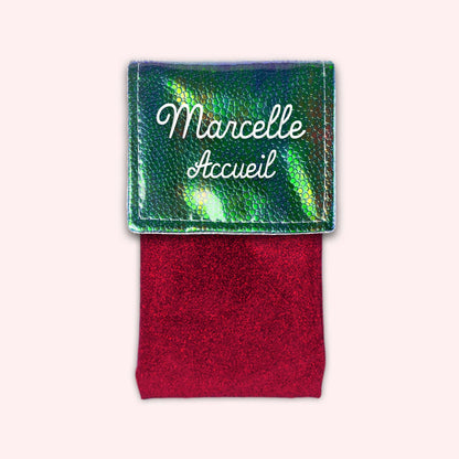 Pochette aimantée Holo Vert