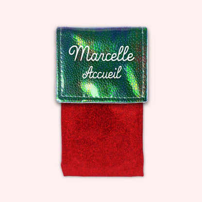 Pochette aimantée Holo Vert