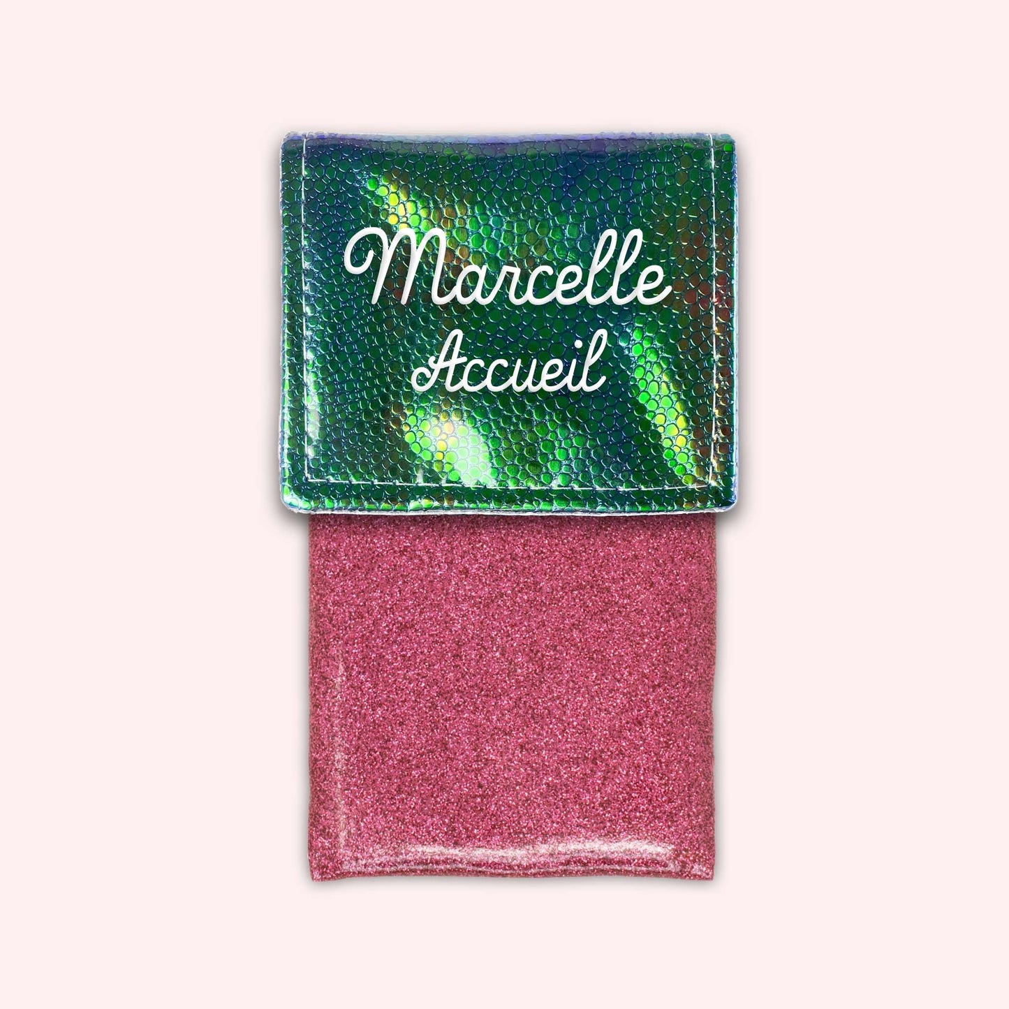 Pochette aimantée Holo Vert