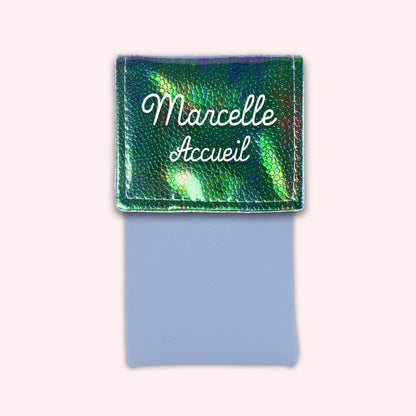 Pochette aimantée Holo Vert