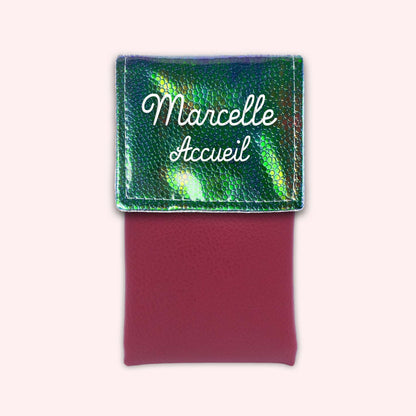 Pochette aimantée Holo Vert