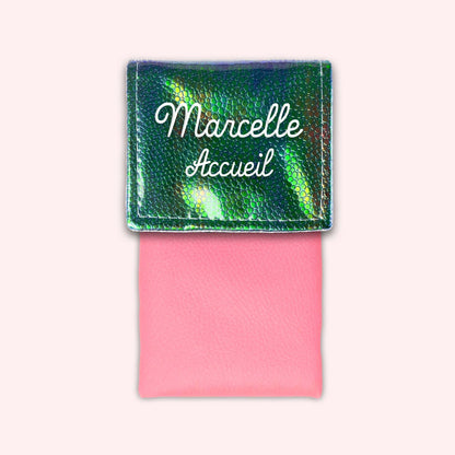 Pochette aimantée Holo Vert