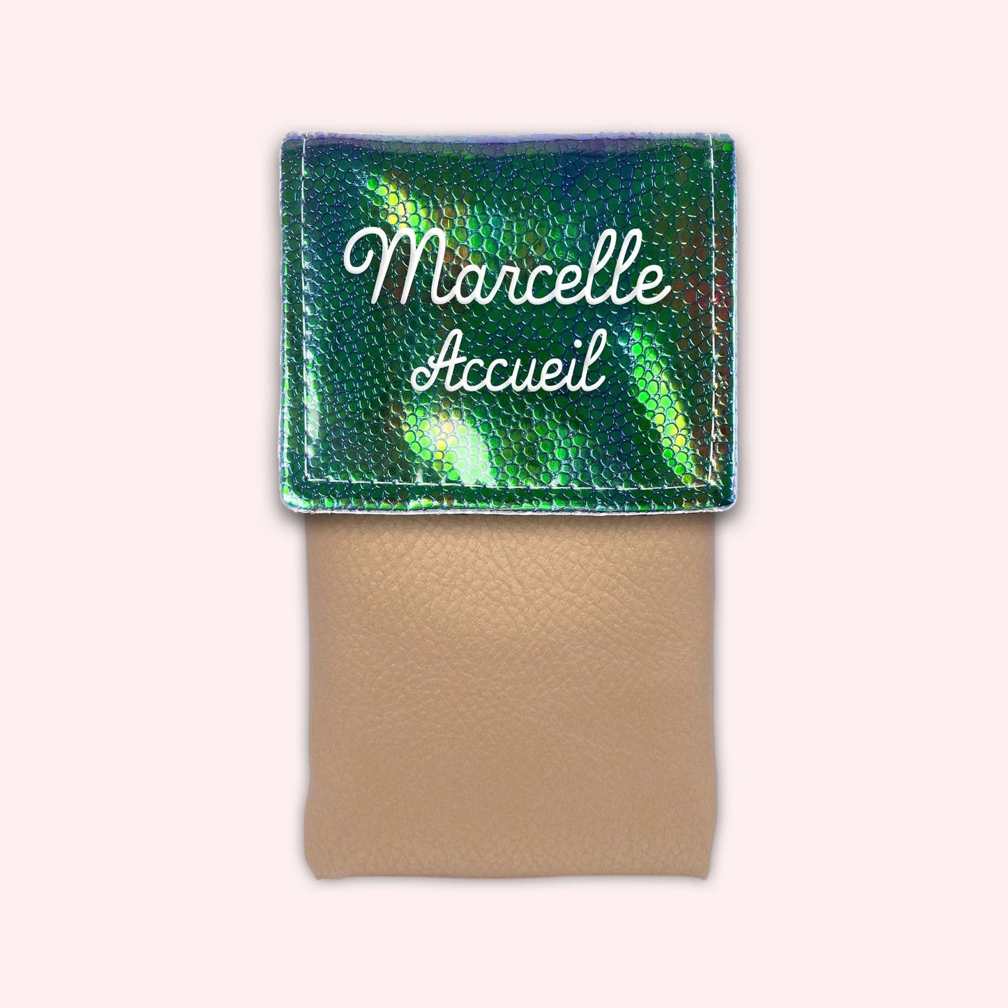 Pochette aimantée Holo Vert