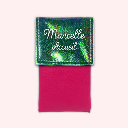 Pochette aimantée Holo Vert