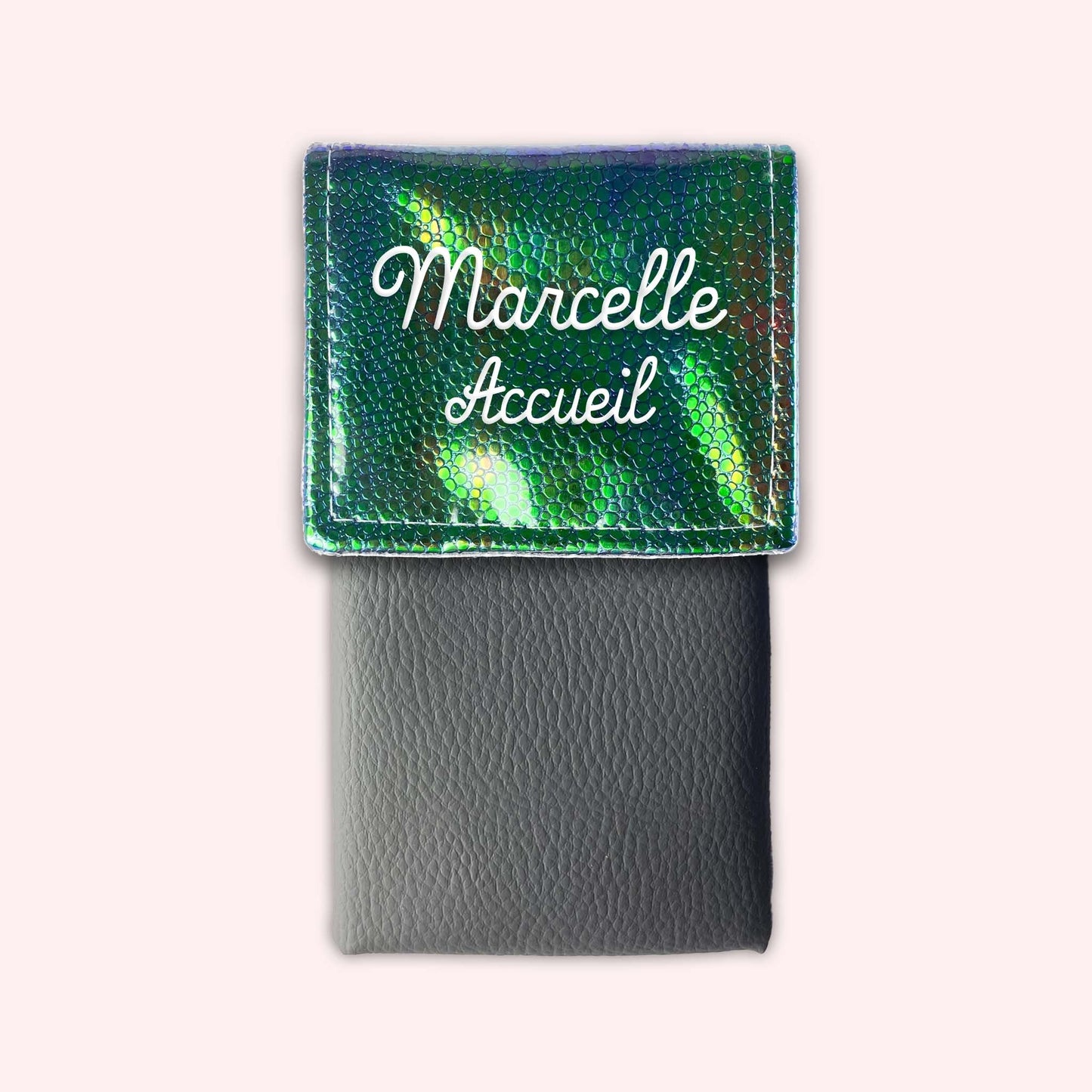 Pochette aimantée Holo Vert