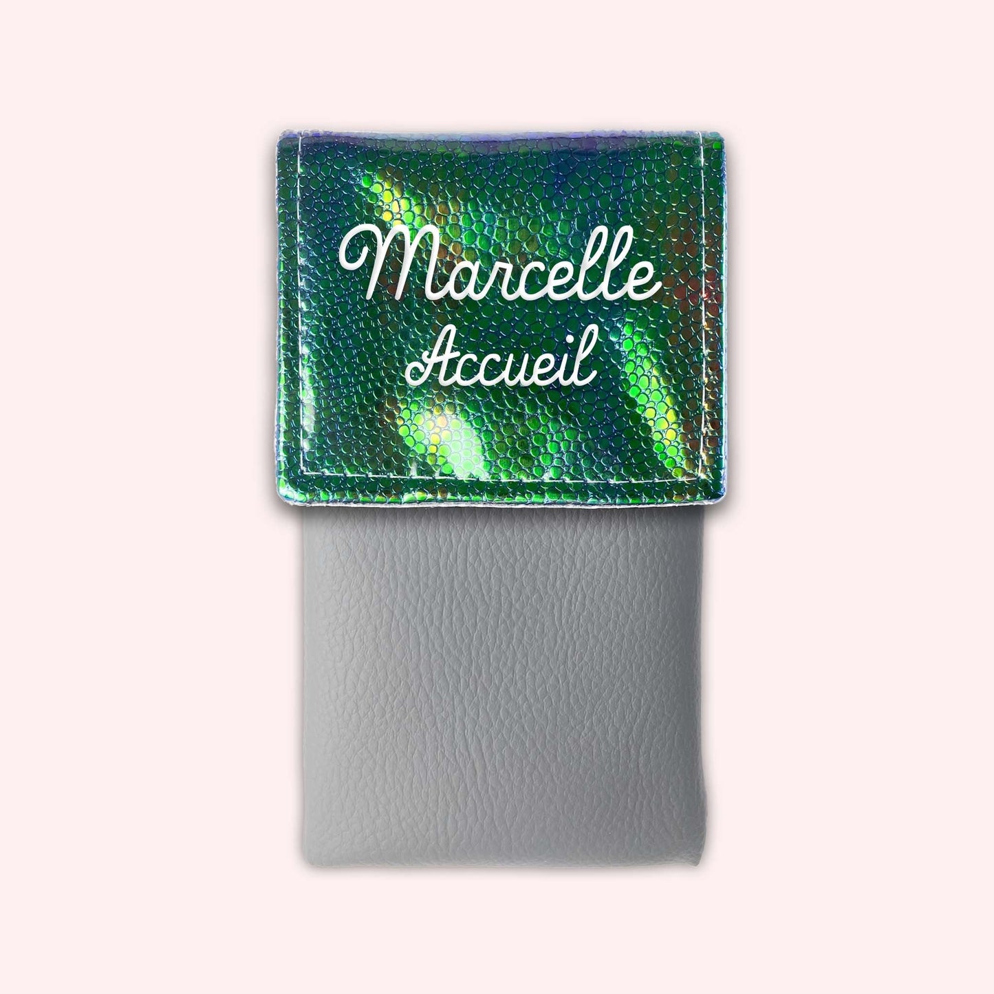 Pochette aimantée Holo Vert