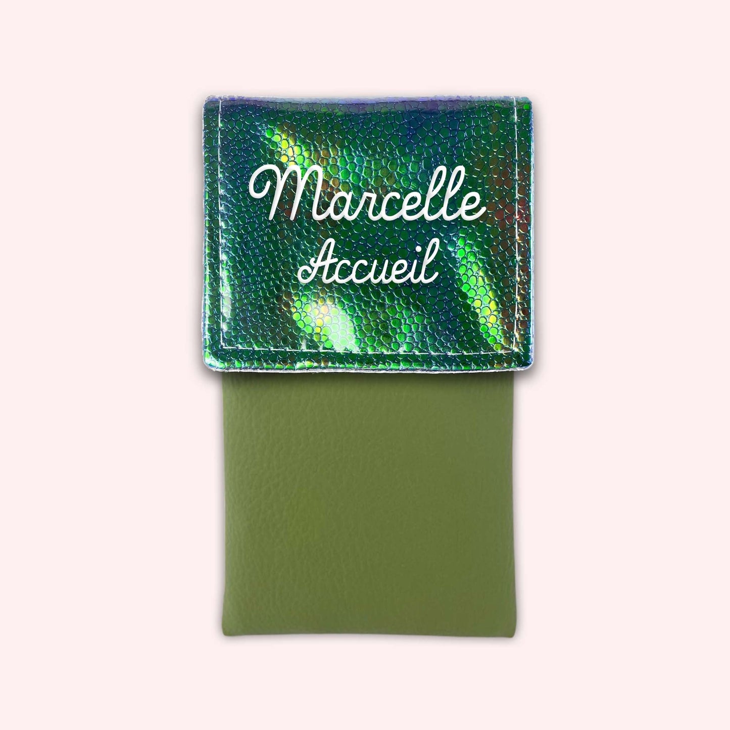 Pochette aimantée Holo Vert