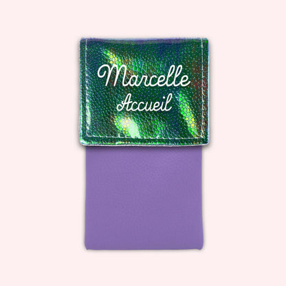 Pochette aimantée Holo Vert