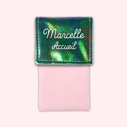 Pochette aimantée Holo Vert