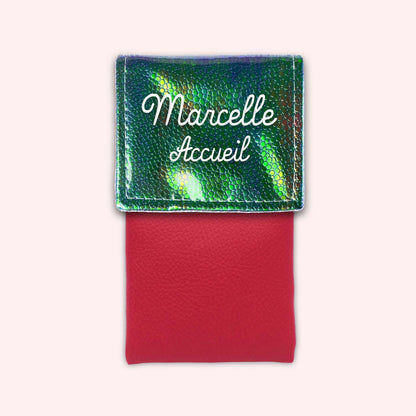 Pochette aimantée Holo Vert