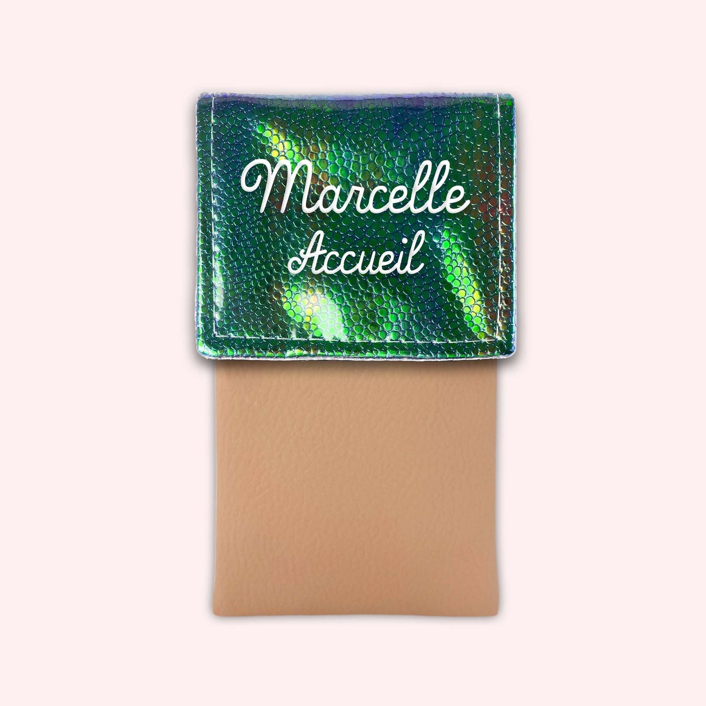 Pochette aimantée Holo Vert