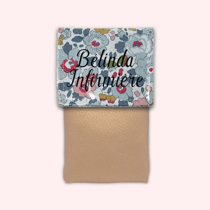 Pochette aimantée Liberty Betsy Porcelaine