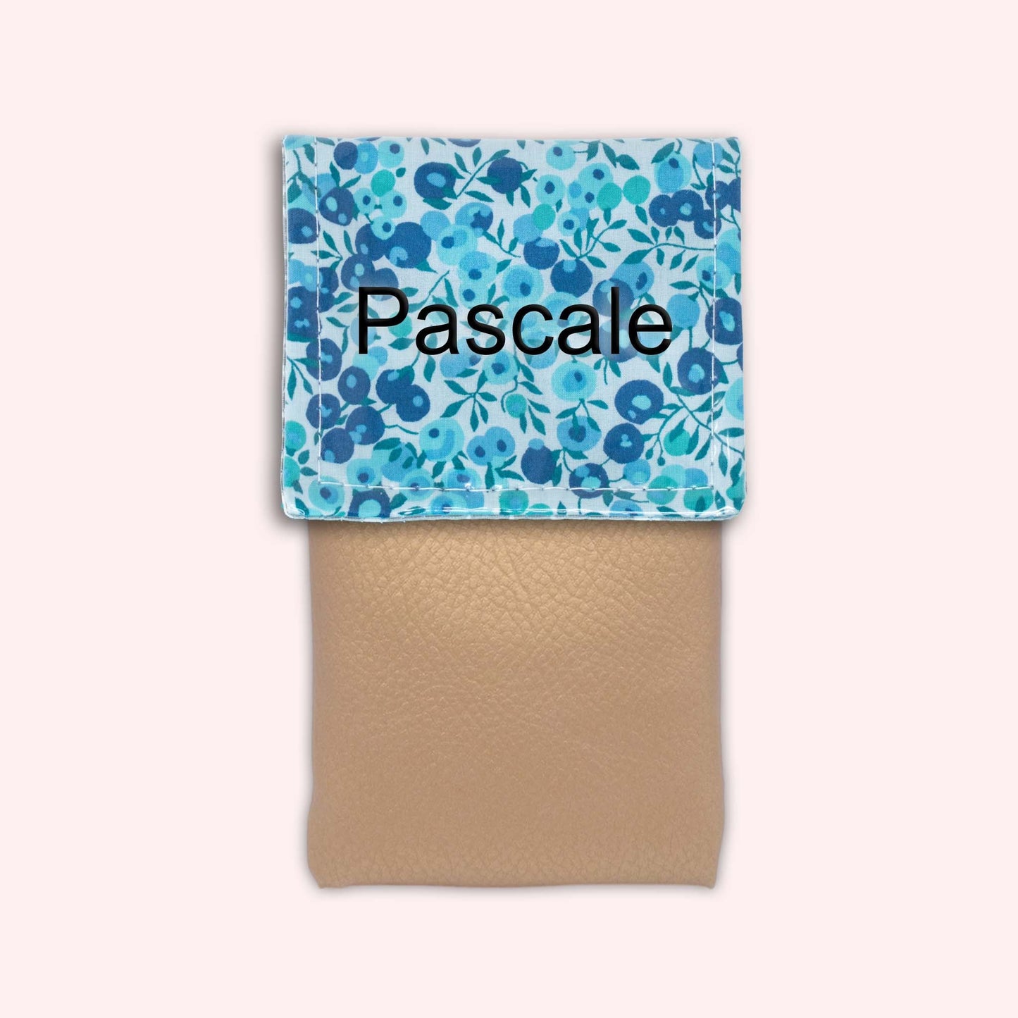 Pochette aimantée Liberty Wiltshire Bleue