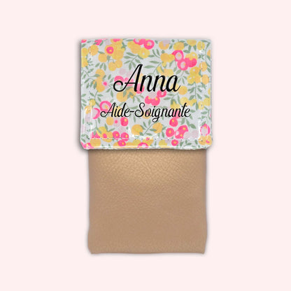 Pochette aimantée Liberty Wiltshire Fluo