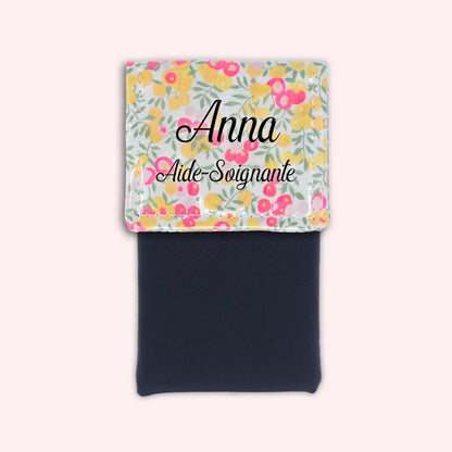 Pochette aimantée Liberty Wiltshire Fluo