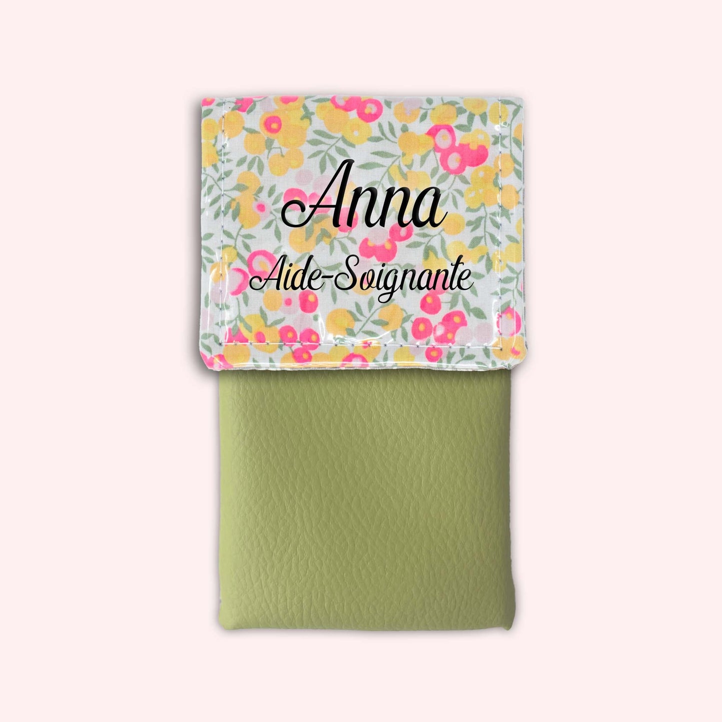 Pochette aimantée Liberty Wiltshire Fluo