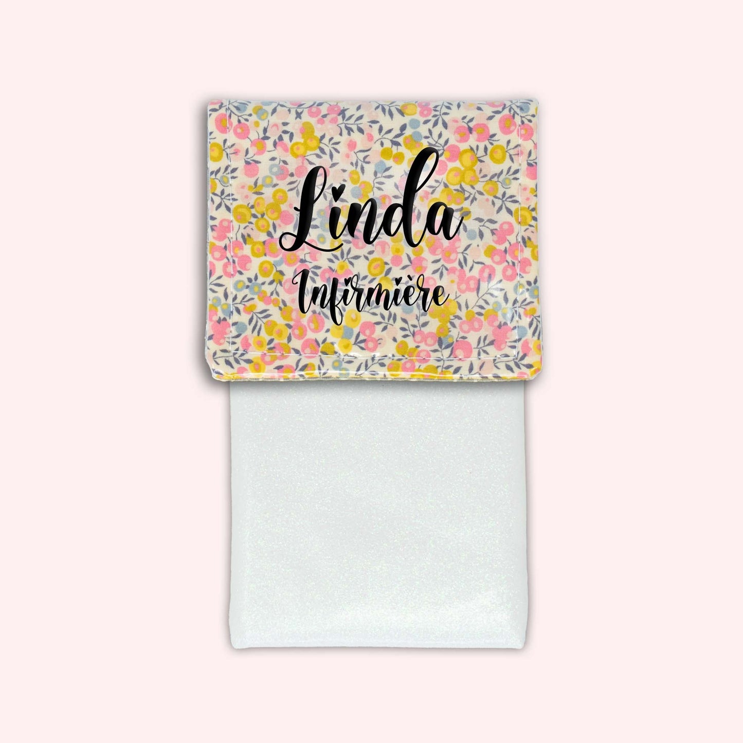 Liberty Wiltshire Yellow Pink Magnetic Pouch