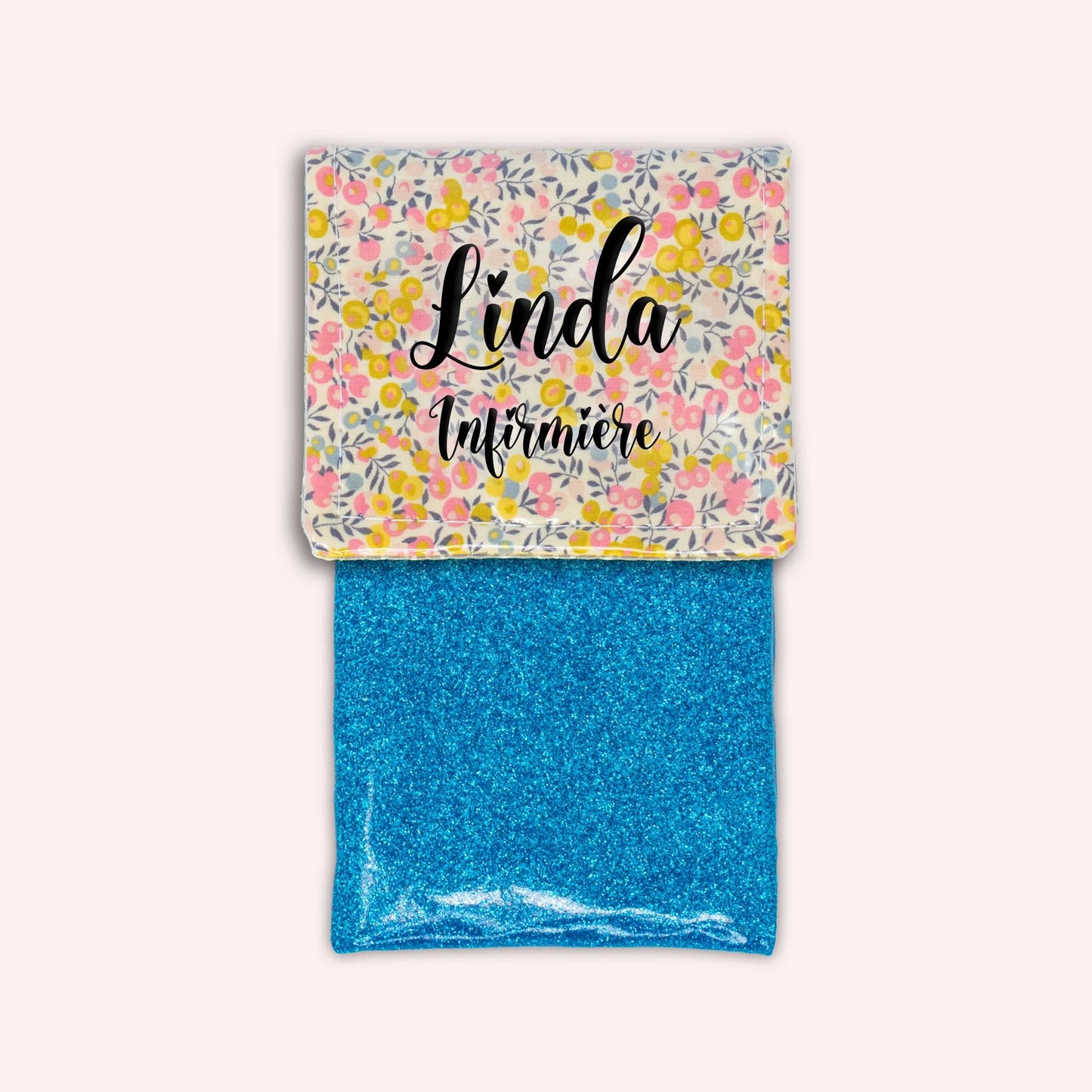 Liberty Wiltshire Yellow Pink Magnetic Pouch