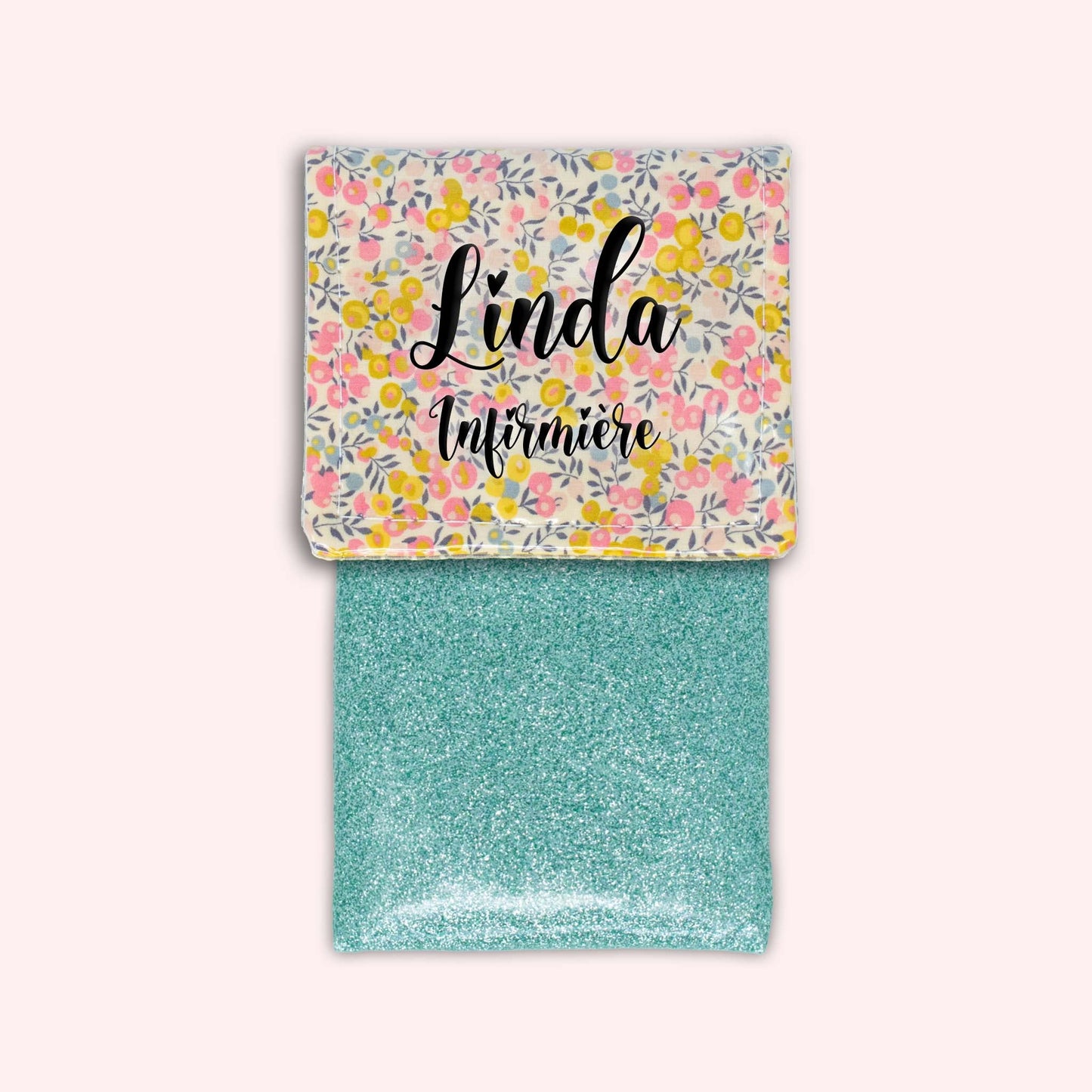 Liberty Wiltshire Yellow Pink Magnetic Pouch