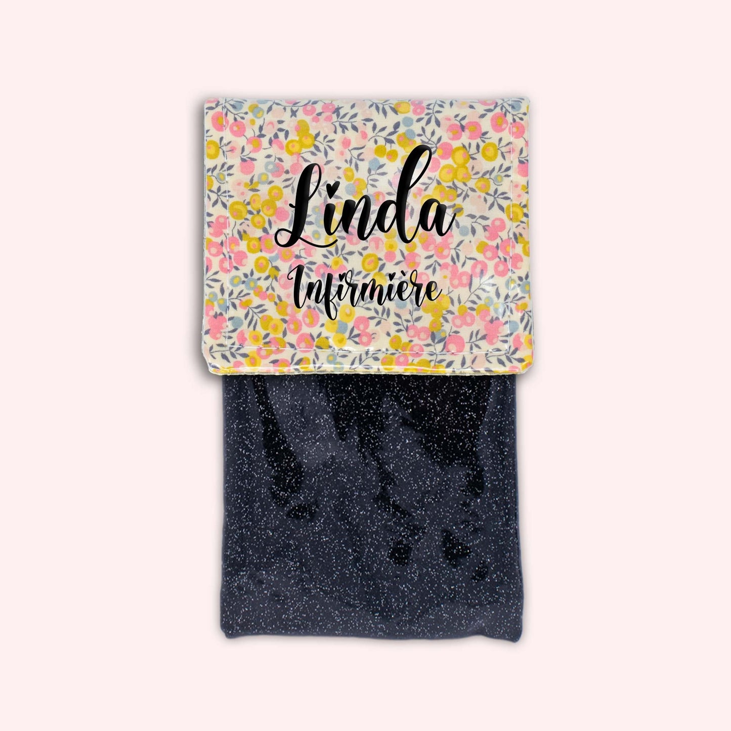 Liberty Wiltshire Yellow Pink Magnetic Pouch