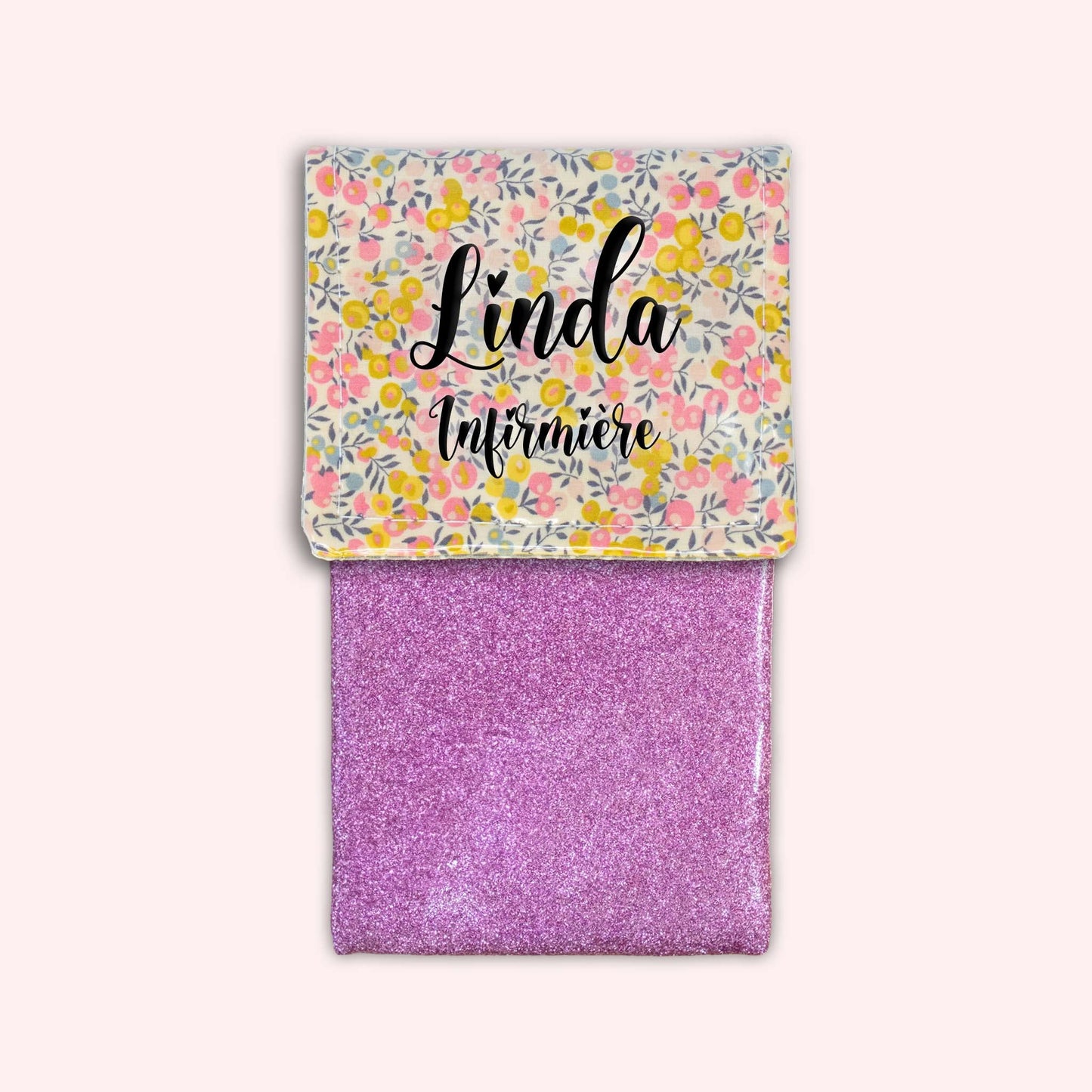 Liberty Wiltshire Yellow Pink Magnetic Pouch