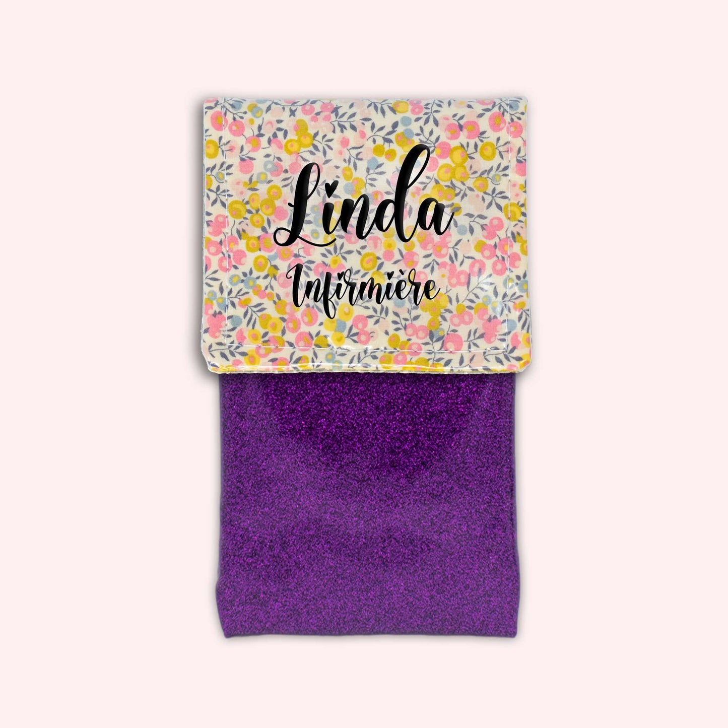 Liberty Wiltshire Yellow Pink Magnetic Pouch