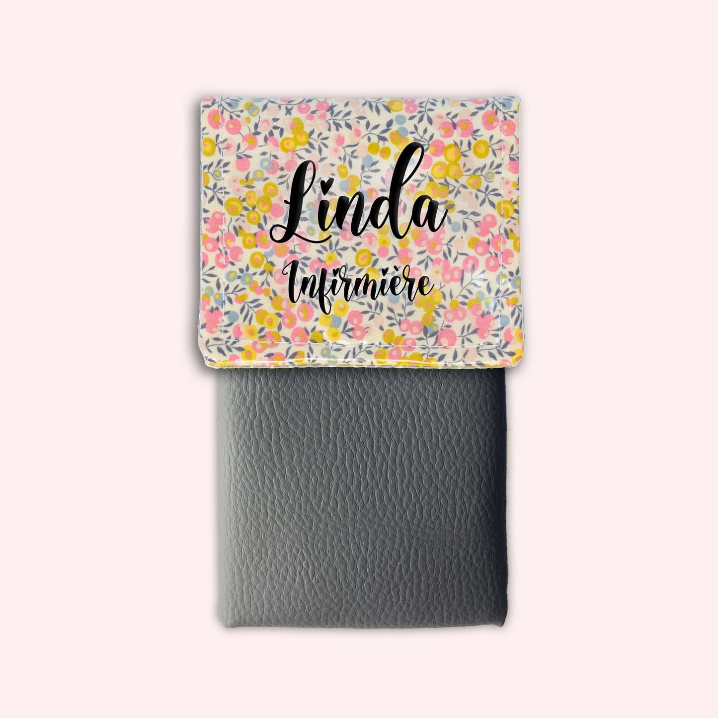 Liberty Wiltshire Yellow Pink Magnetic Pouch