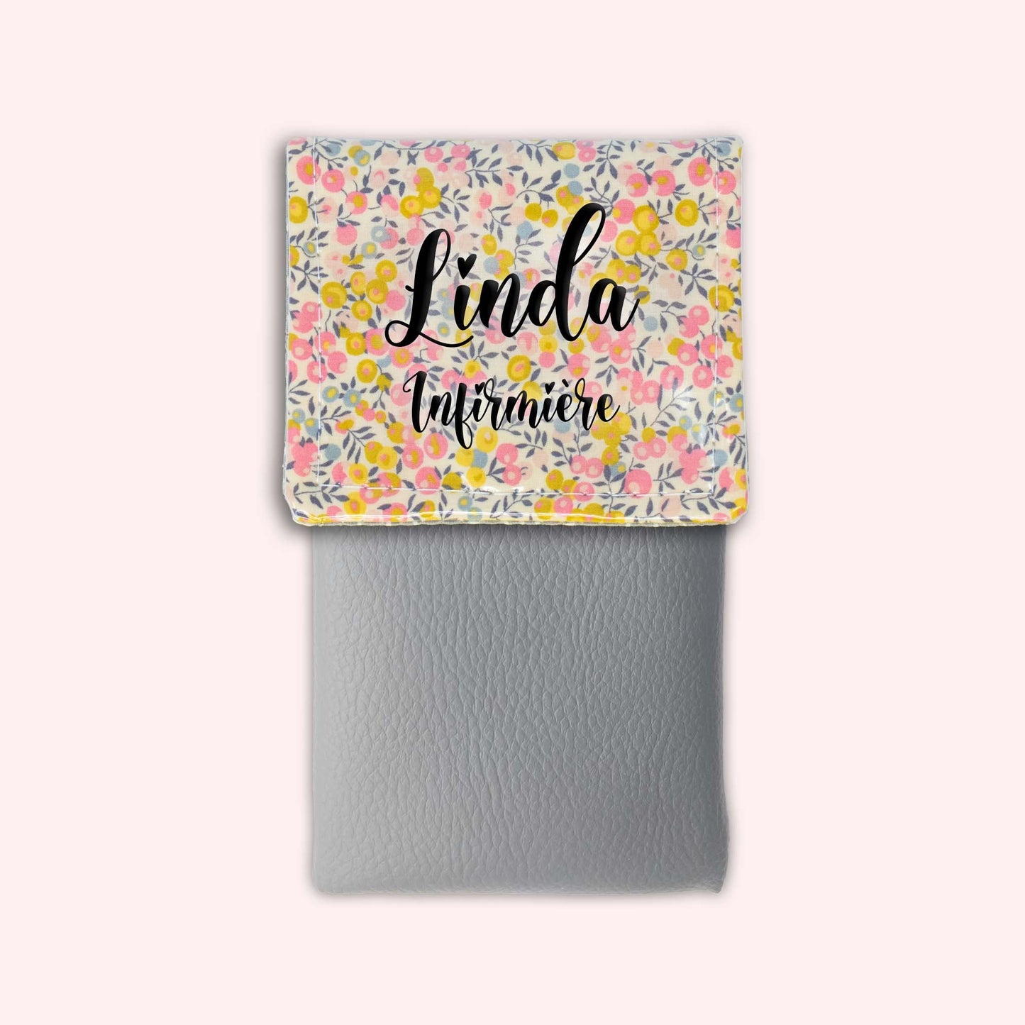 Liberty Wiltshire Yellow Pink Magnetic Pouch