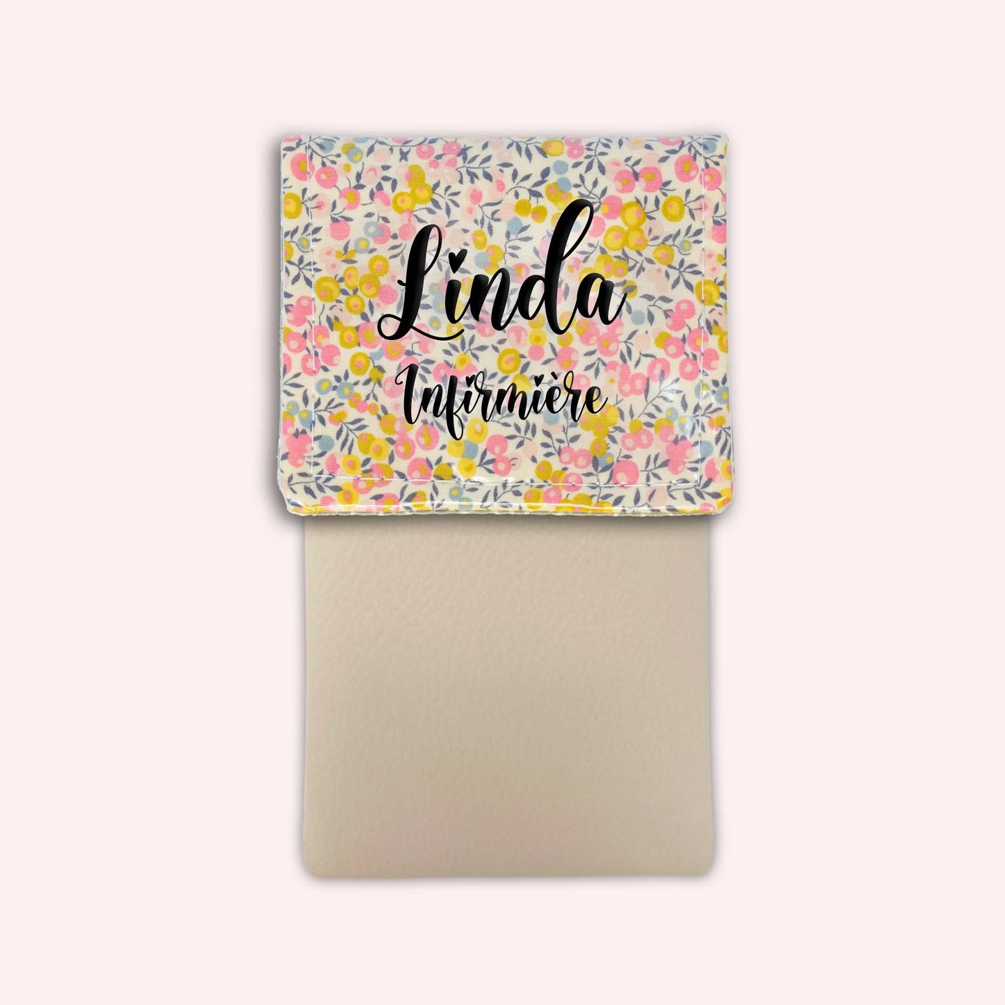 Liberty Wiltshire Yellow Pink Magnetic Pouch